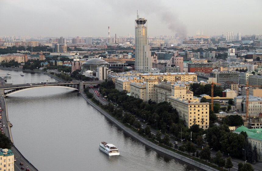 Виды Москвы: летний закат с высотки на Котельнической 8 фото