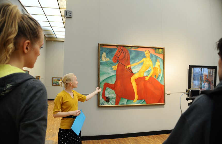 Посетителям Третьяковки рассказали о спорте в искусстве ХХ века 1 фото