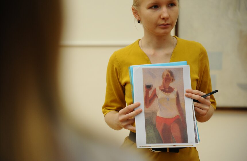 Посетителям Третьяковки рассказали о спорте в искусстве ХХ века 4 фото