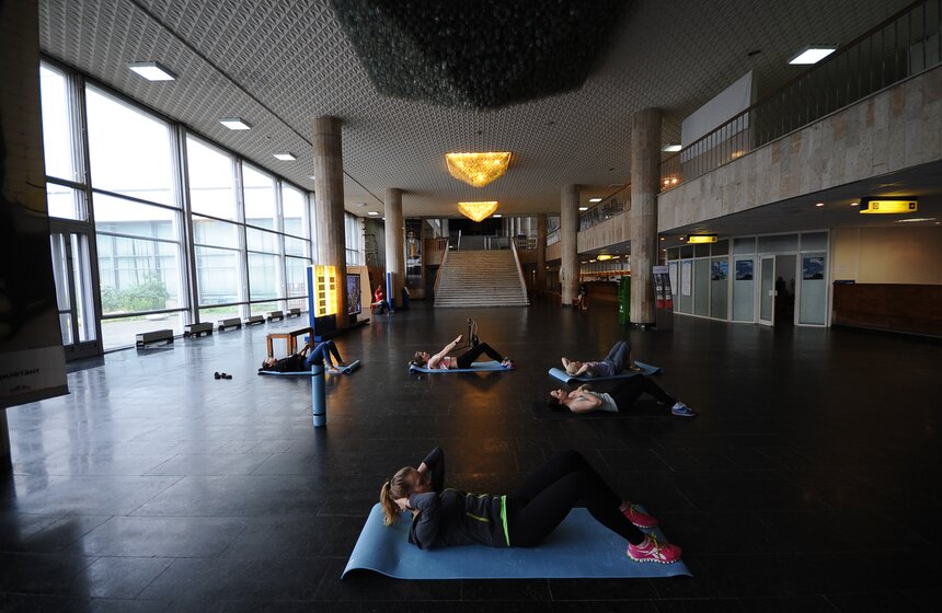 Посетителям Третьяковки рассказали о спорте в искусстве ХХ века 17 фото