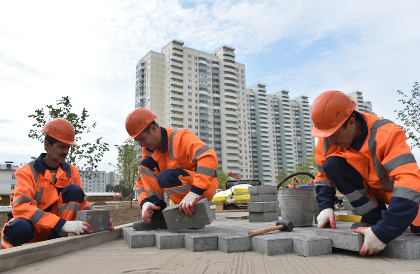 Сергей Собянин осмотрел строительство парка 70-летия Победы 6 фото