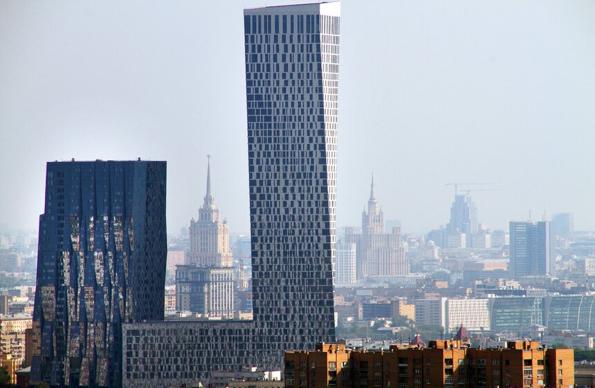 Летняя Москва с высоты птичьего полета 2 фото