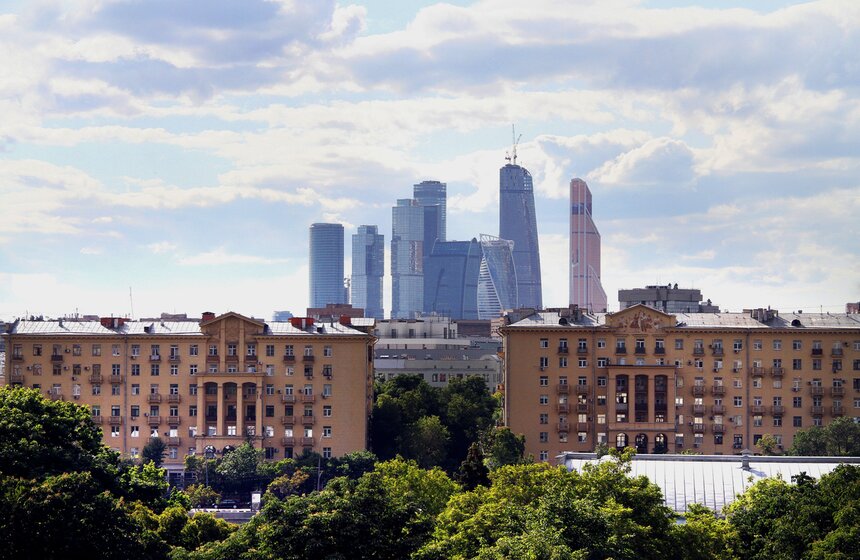 Летняя Москва с высоты птичьего полета 14 фото