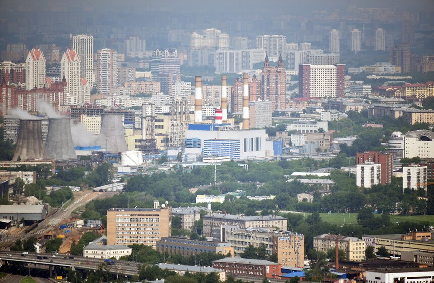 Летняя Москва с высоты птичьего полета 8 фото