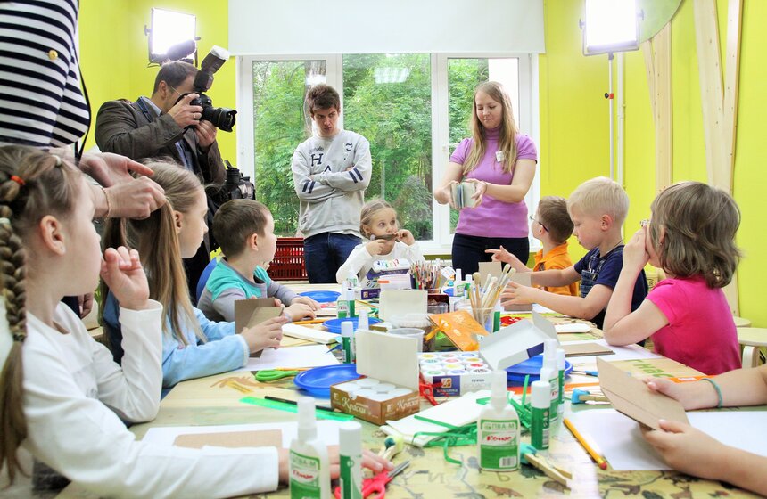 Мэр осмотрел новый эколого-просветительский центр в "Кусково" 8 фото