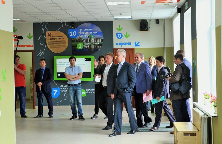 Мэр осмотрел новый эколого-просветительский центр в "Кусково" 11 фото