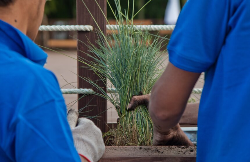 На ВДНХ готовят к открытию пляжную зону 24 фото