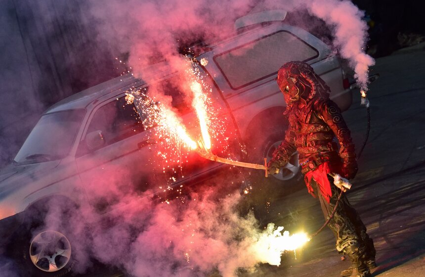 Шоу каскадеров Fire Angels Motors 27 фото