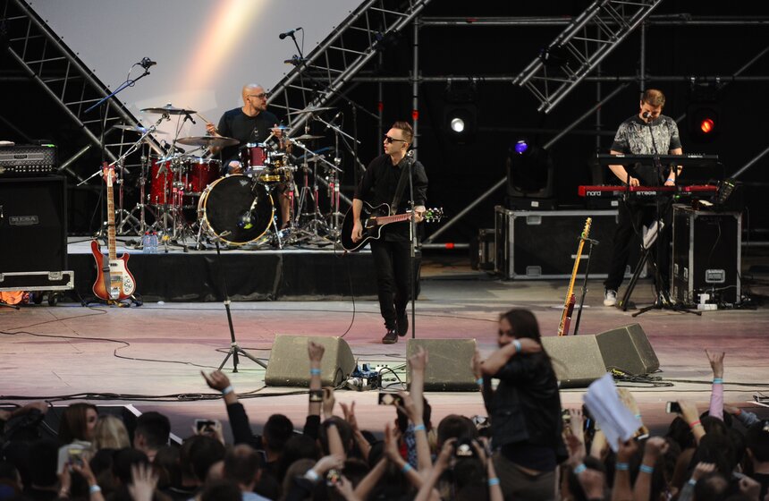 Концерт группы "Звери" в Зеленом театре 14 фото