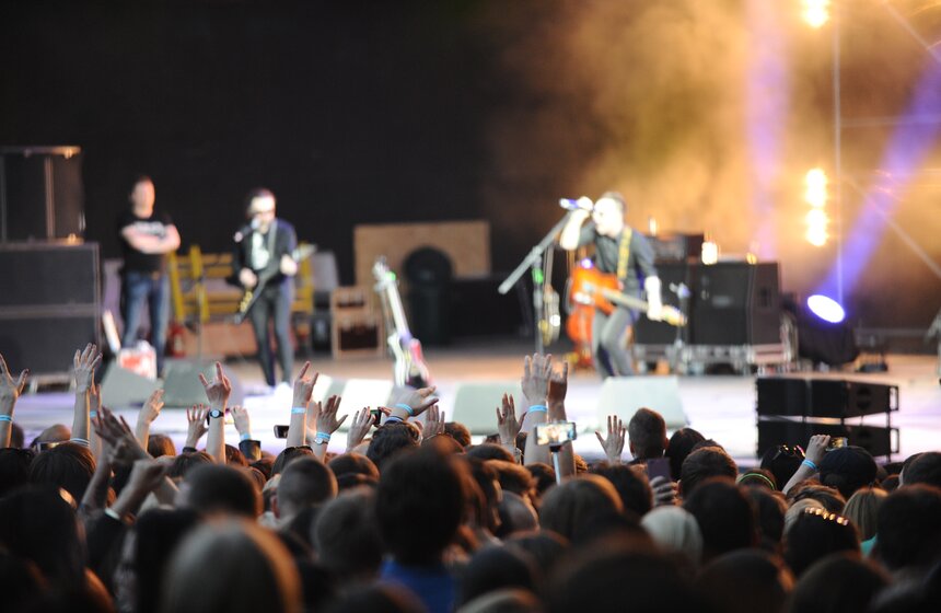 Концерт группы "Звери" в Зеленом театре 25 фото