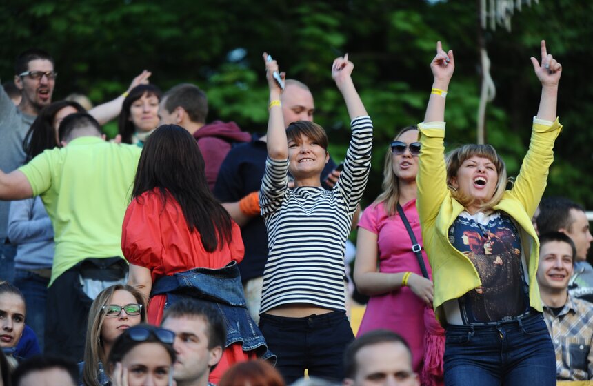 Концерт группы "Звери" в Зеленом театре 24 фото