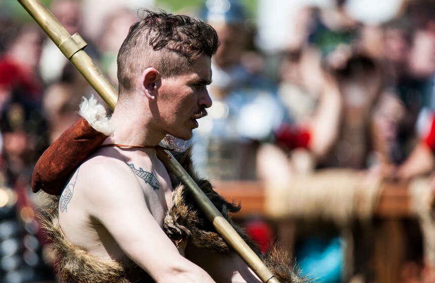 В "Коломенском" прошел исторический фестиваль "Времена и эпохи" 6 фото