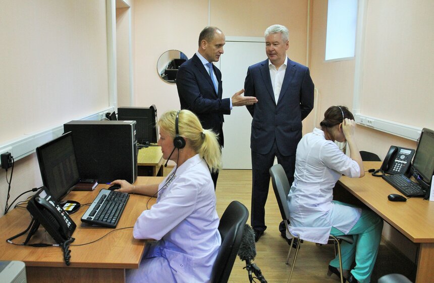 Мэр посетил Московский клинический научно-практический центр 13 фото