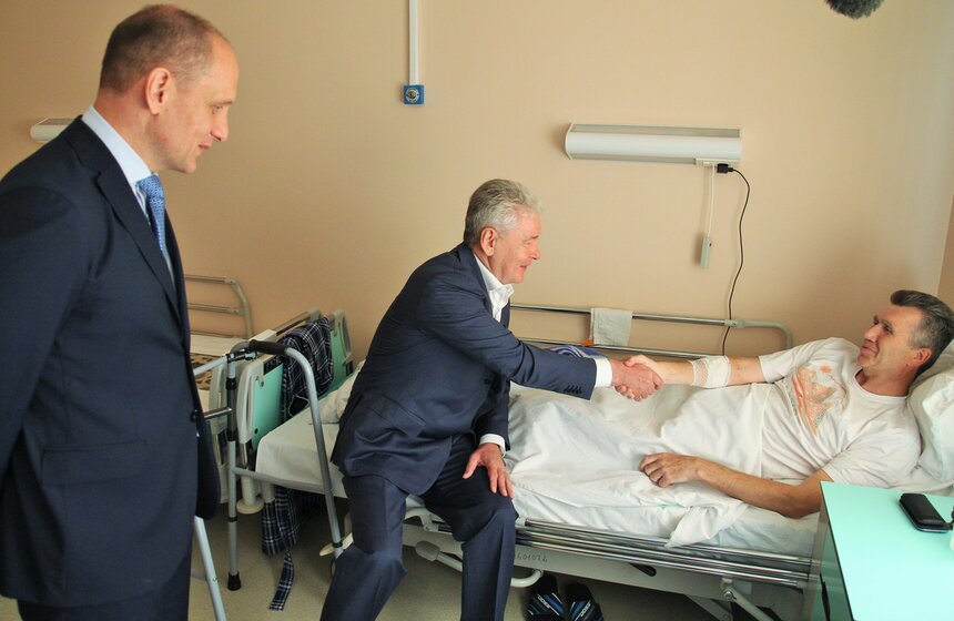 Мэр посетил Московский клинический научно-практический центр 7 фото