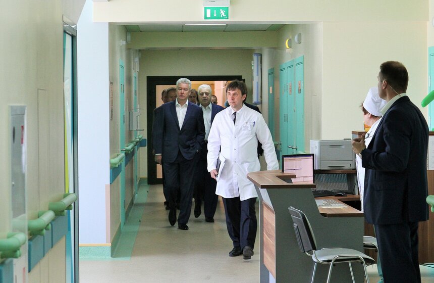 Мэр посетил Московский клинический научно-практический центр 6 фото