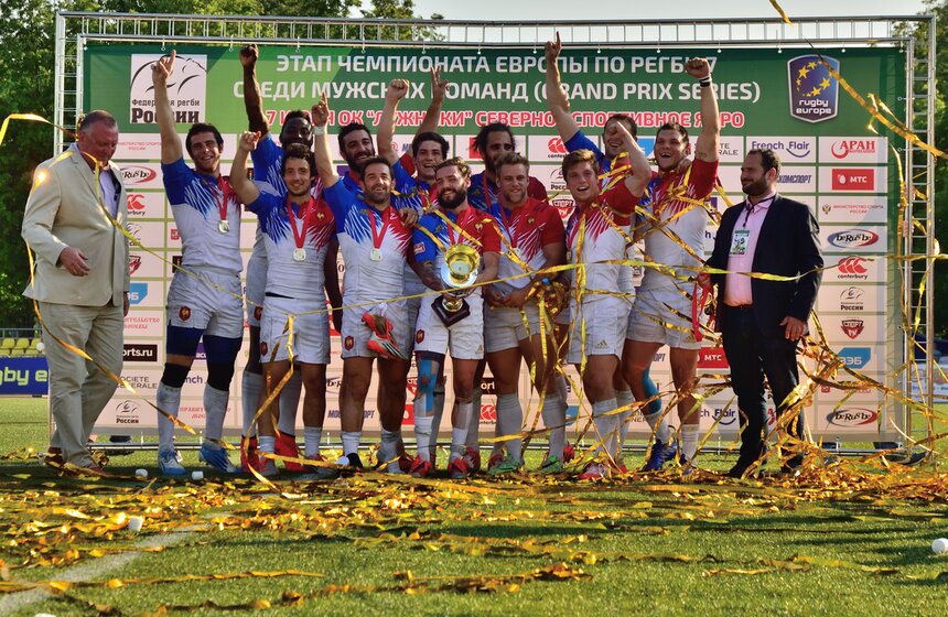 В "Лужниках" прошел этап Европейской серии Гран-При по регби-7 24 фото