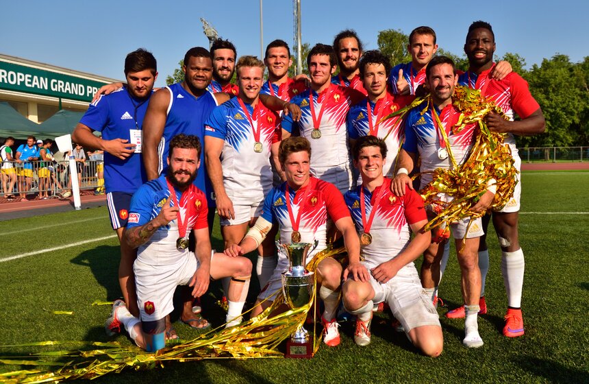 В "Лужниках" прошел этап Европейской серии Гран-При по регби-7 25 фото