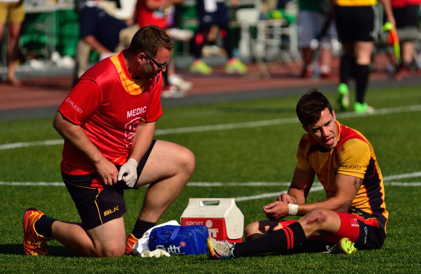 В "Лужниках" прошел этап Европейской серии Гран-При по регби-7 18 фото