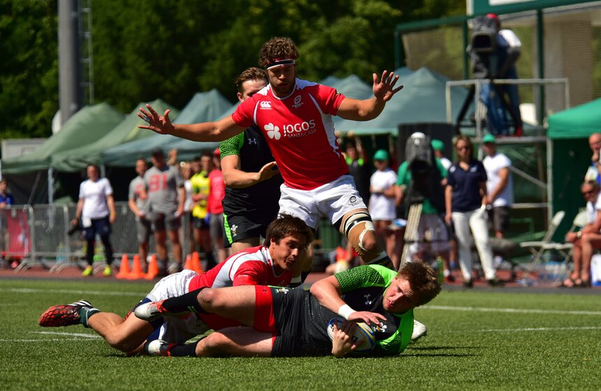 В "Лужниках" прошел этап Европейской серии Гран-При по регби-7 3 фото