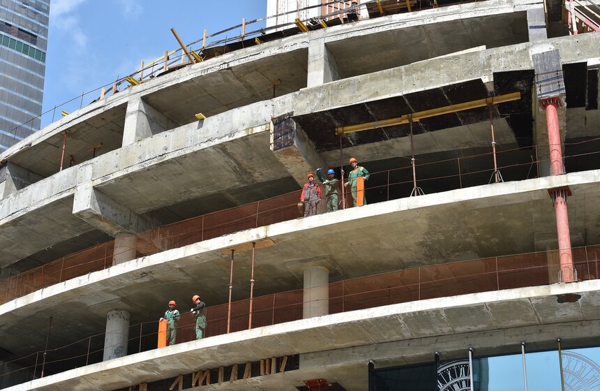 Сергей Собянин проинспектировал строительство "Москвы-Сити" 14 фото