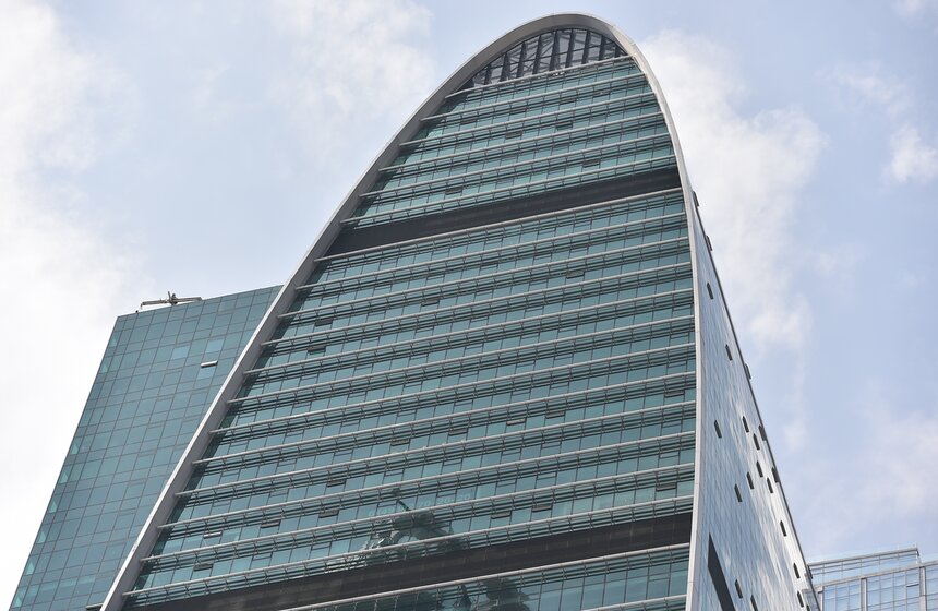 Сергей Собянин проинспектировал строительство "Москвы-Сити" 12 фото