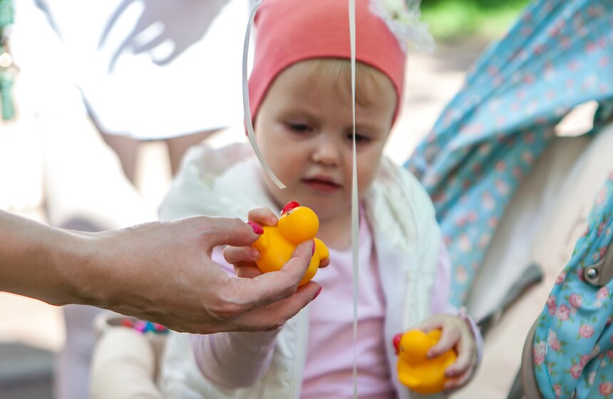 В пруд Воронцовского парка запустили 5 тысяч уток 4 фото