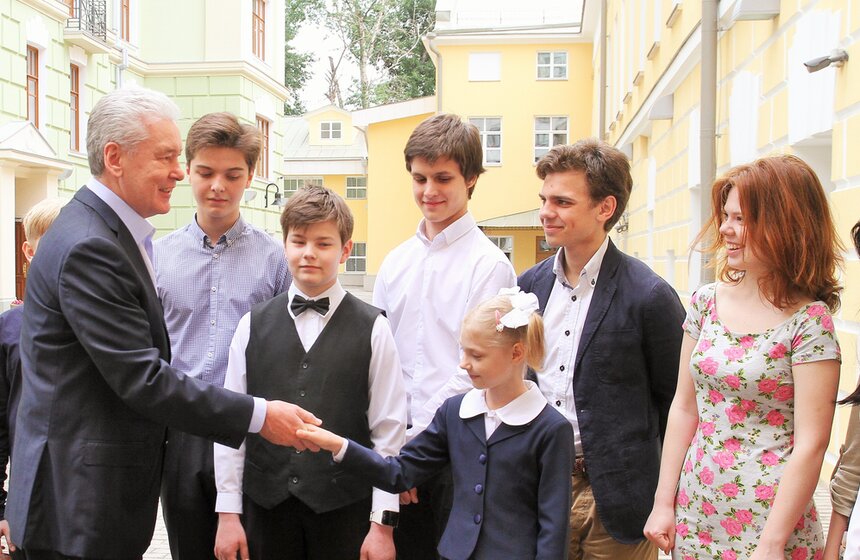 Сергей Собянин посетил школу имени Гнесиных после реконструкции 3 фото