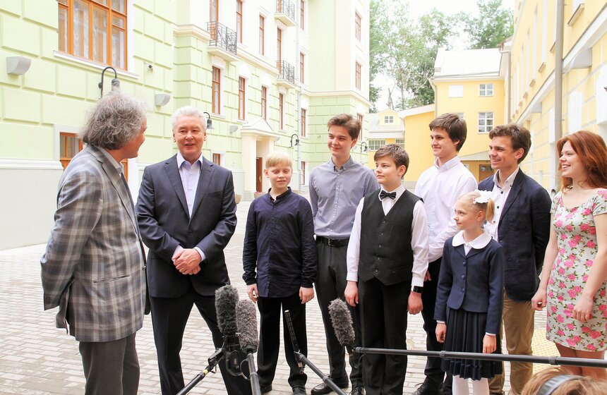 Сергей Собянин посетил школу имени Гнесиных после реконструкции 2 фото
