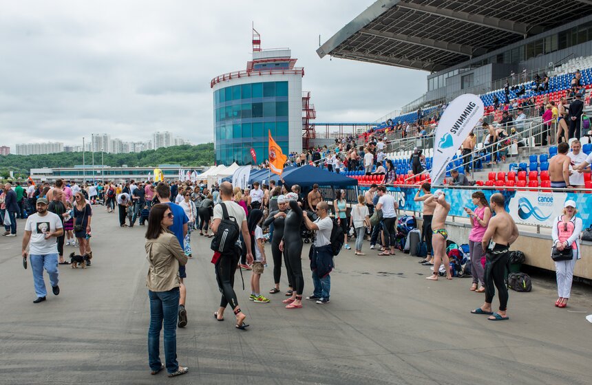 В столице прошли соревнования по плаванию на открытой воде 6 фото