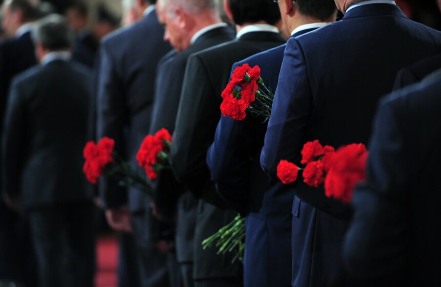 В Москве проходит церемония прощания с Евгением Примаковым 12 фото