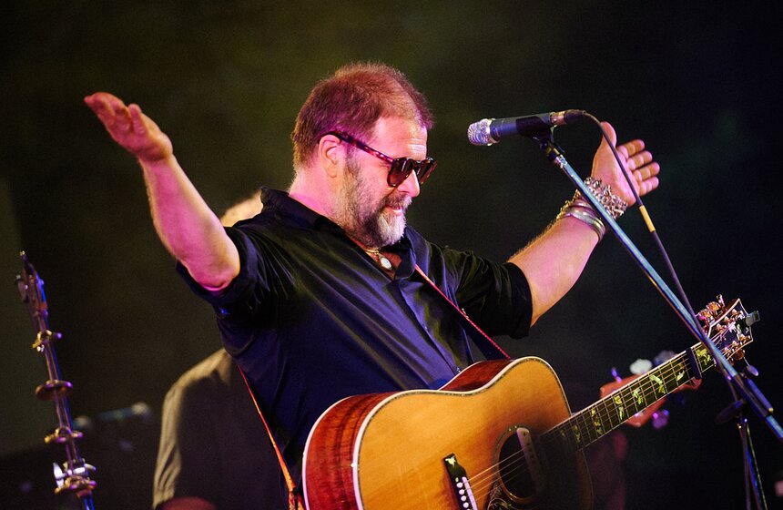 Борис Гребенщиков выступил в парке "Красная Пресня" 2 фото