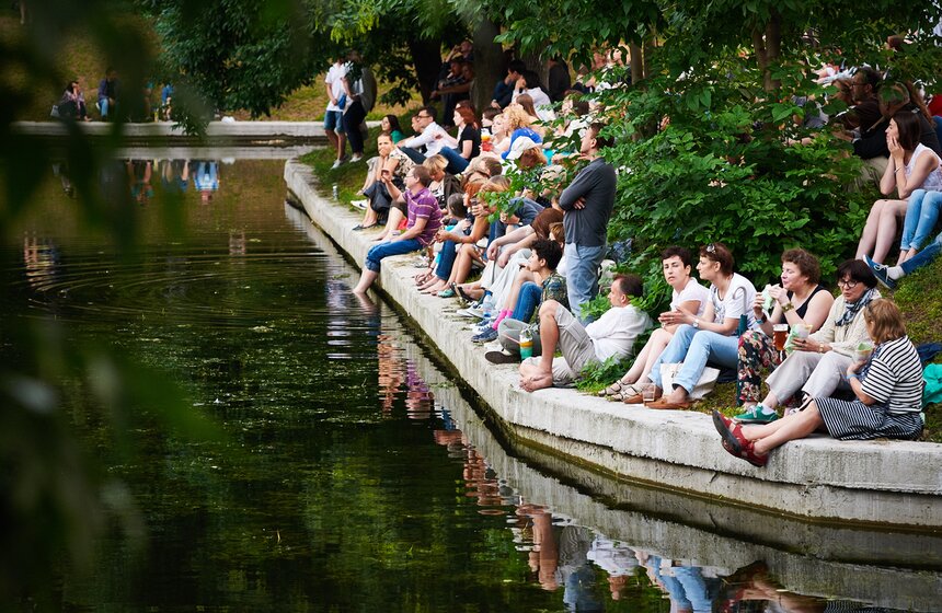 Борис Гребенщиков выступил в парке "Красная Пресня" 5 фото