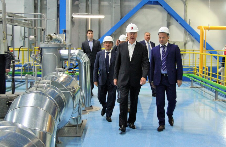 Сергей Собянин осмотрел новый энергоблок на ТЭЦ-12 13 фото