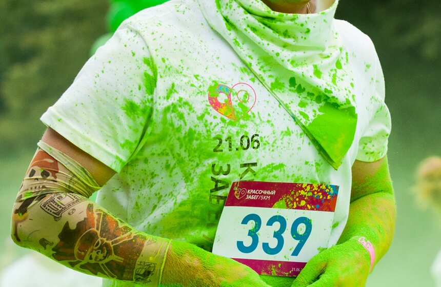 В Москве состоялся "Красочный забег" 23 фото