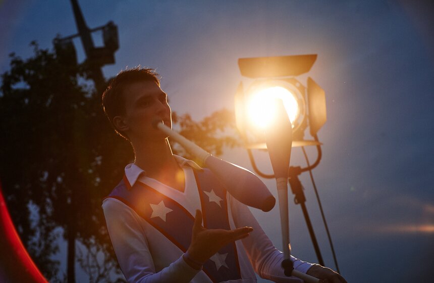 В парке Горького прошел выпускной вечер 4 фото