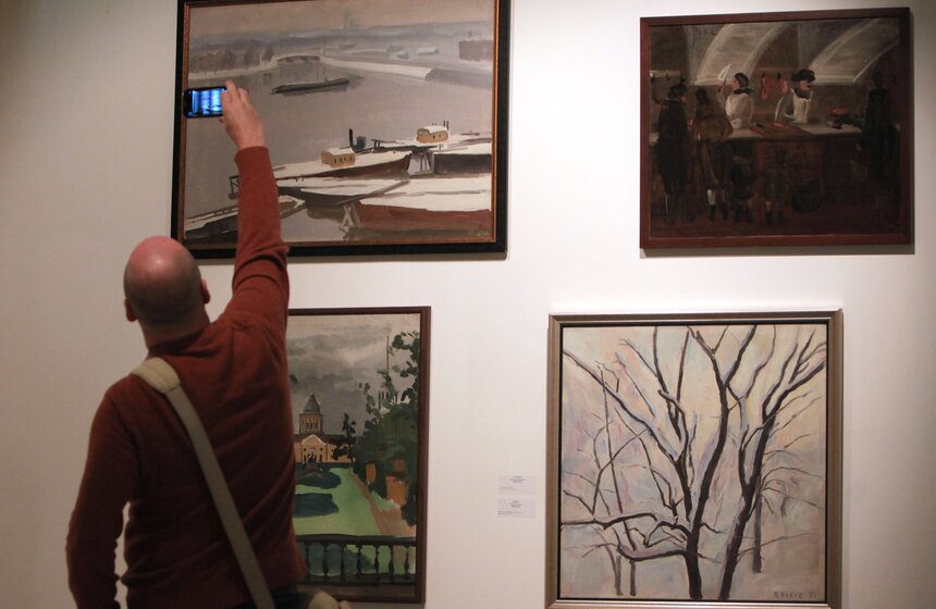 Выставка "Русский авангард" в МВЦ "Рабочий и Колхозница" 29 фото