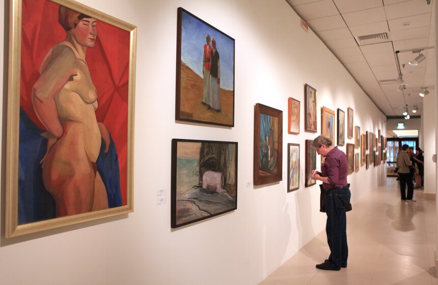 Выставка "Русский авангард" в МВЦ "Рабочий и Колхозница" 7 фото