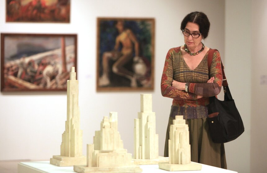 Выставка "Русский авангард" в МВЦ "Рабочий и Колхозница" 22 фото