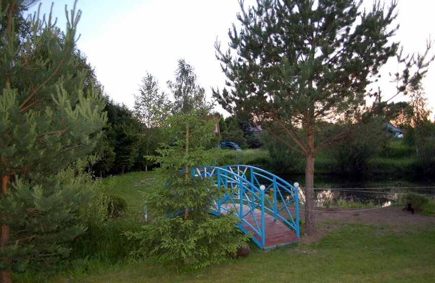 Дача зрительницы "Москвы 24" Елены Збарской в деревне Морозово. "Дача занимает 12 соток, но энтузиазма много, по-этому мы вышли за пределы участка и облагородили прилегающую территорию. Соседские дети называют его королевством, а взрослые приходят фотографироваться", - рассказывает она о своей даче.