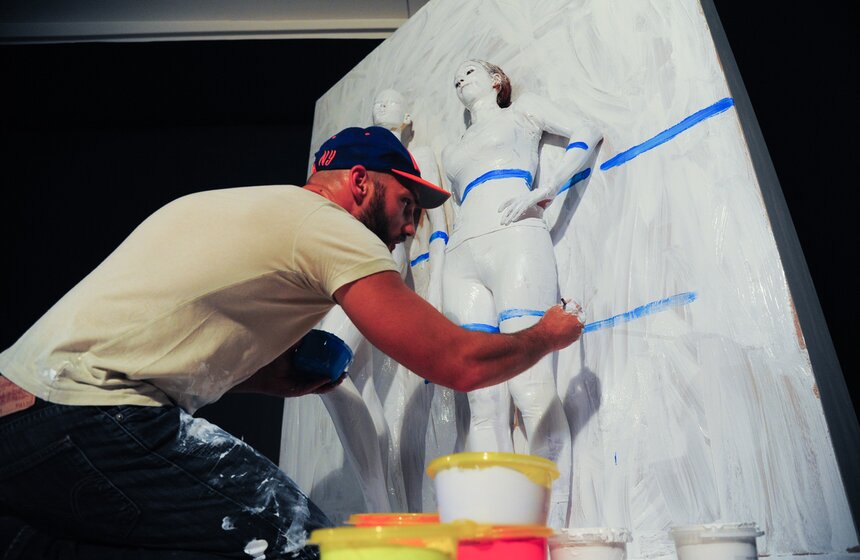 Выставка "Карандаш против камеры" в Московском планетарии 28 фото