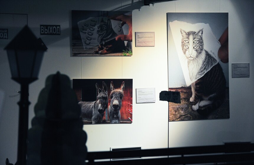Выставка "Карандаш против камеры" в Московском планетарии 23 фото