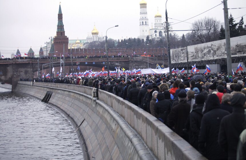 В столице прошла акция в память о Борисе Немцове 7 фото
