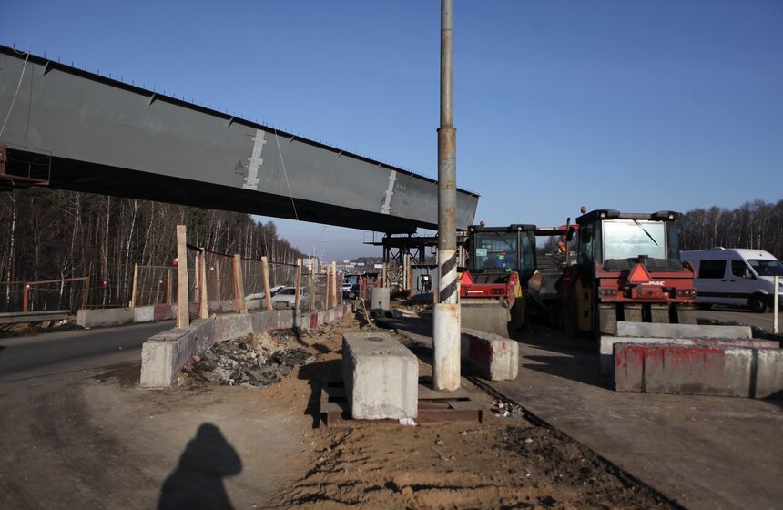 Как реконструируют развязку между Ленинским проспектом и МКАД 2 фото