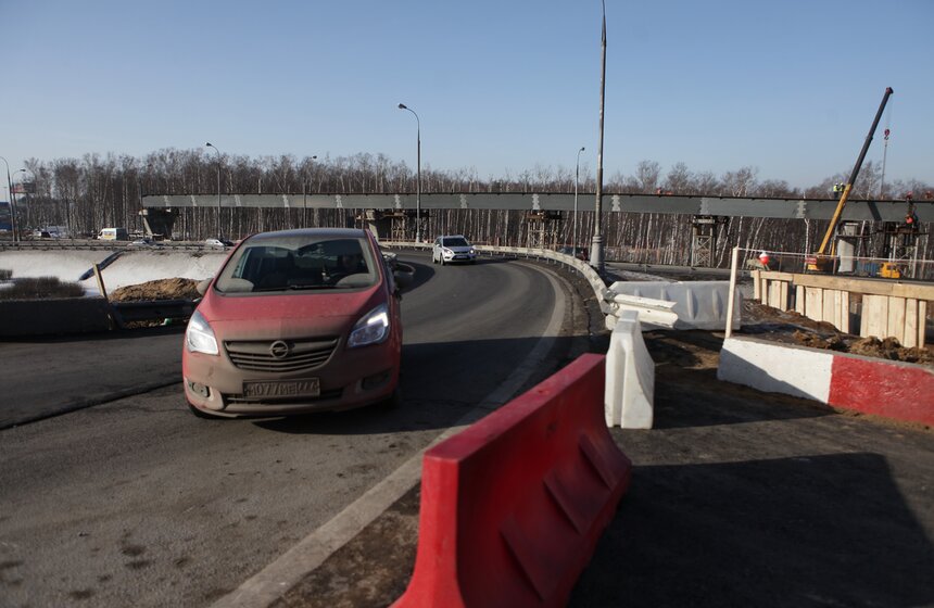 Как реконструируют развязку между Ленинским проспектом и МКАД 8 фото