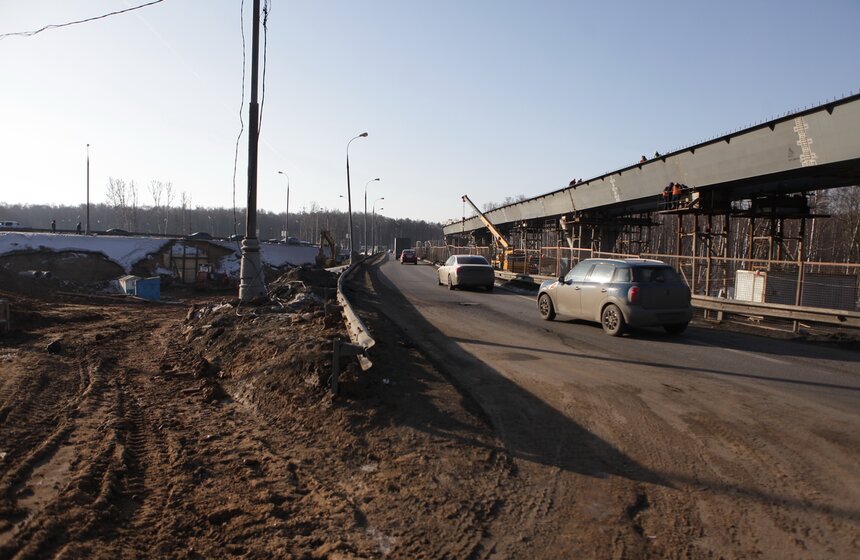 Как реконструируют развязку между Ленинским проспектом и МКАД 3 фото