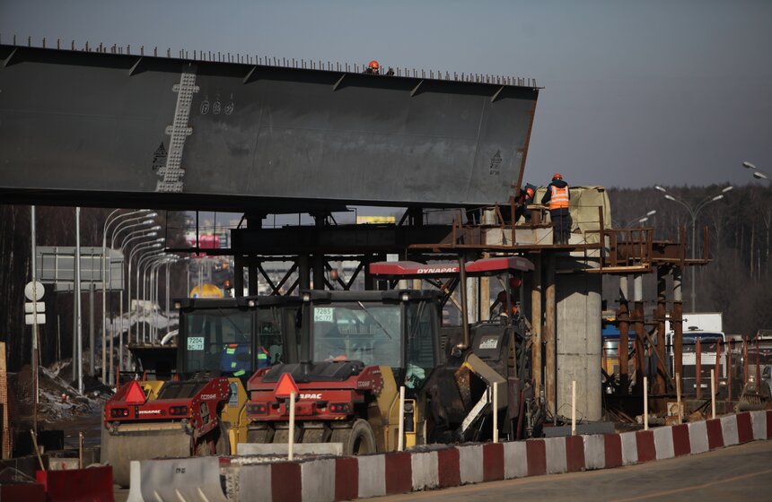 Как реконструируют развязку между Ленинским проспектом и МКАД 11 фото