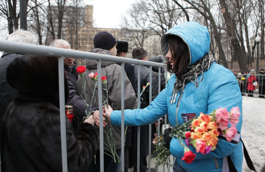 Москва простилась с Борисом Немцовым 7 фото
