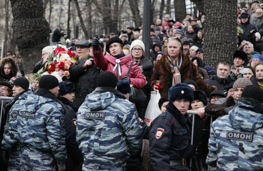 Москва простилась с Борисом Немцовым 17 фото