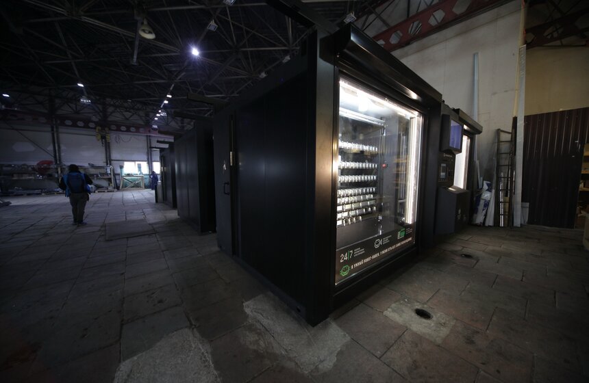 Как производят торговые киоски нового образца 10 фото