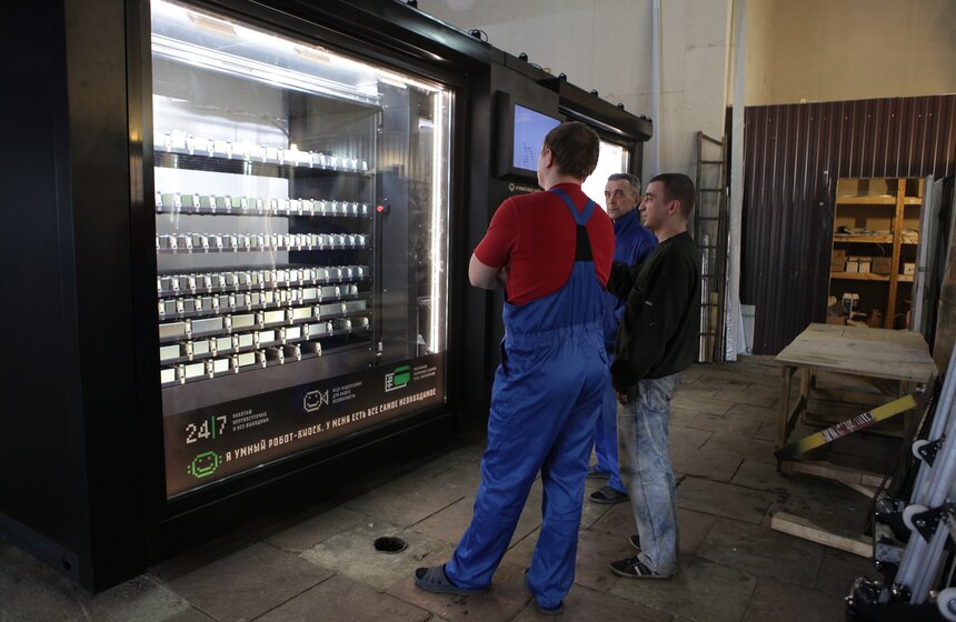 Как производят торговые киоски нового образца 8 фото